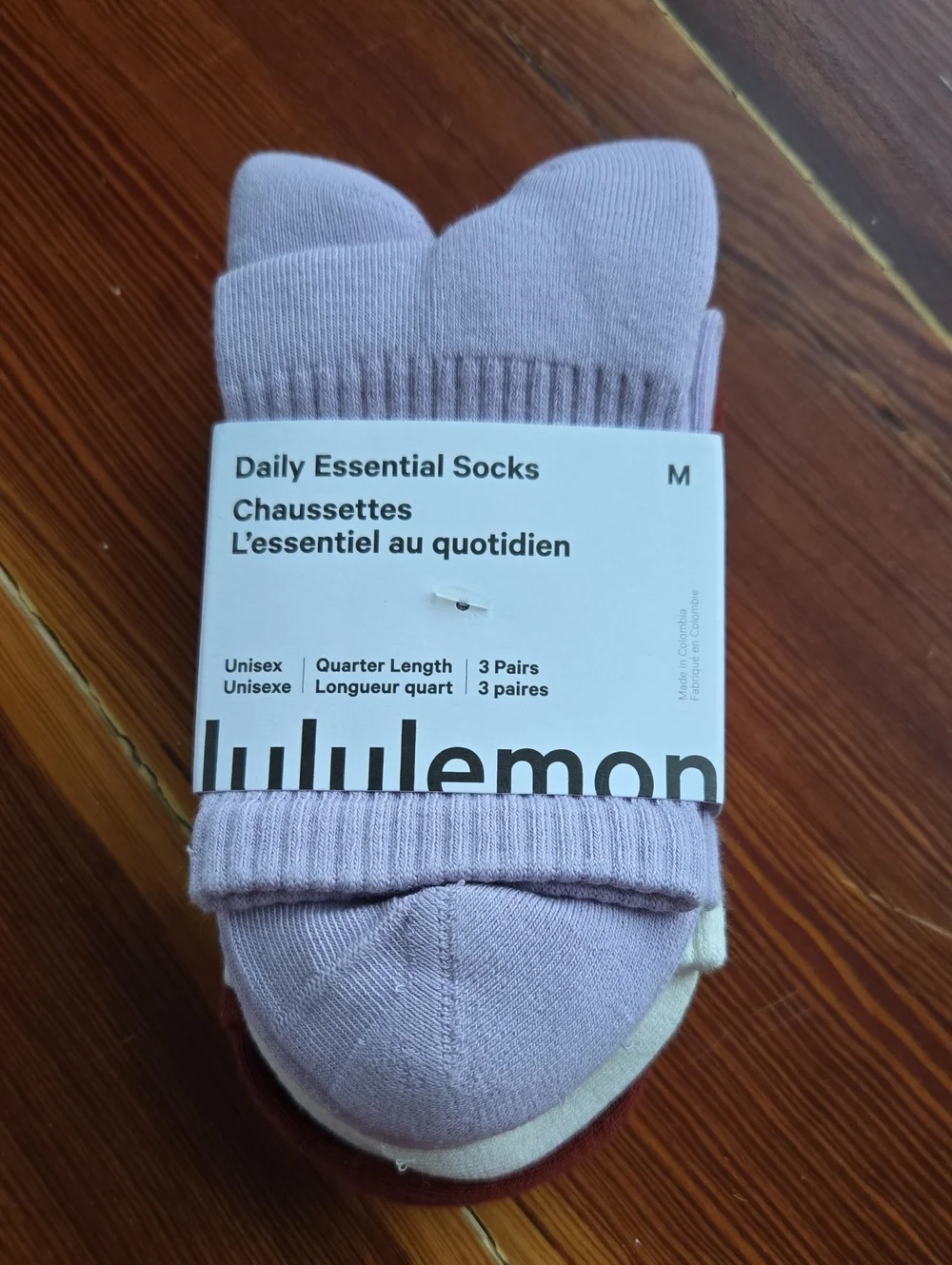 lululemon Daily Essentials Quarter Length Socks (3 Pairs)